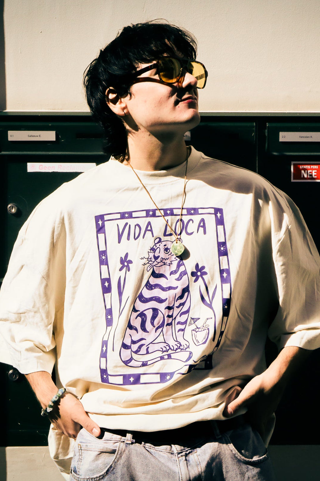 VIDA LOCA ECRU TEE