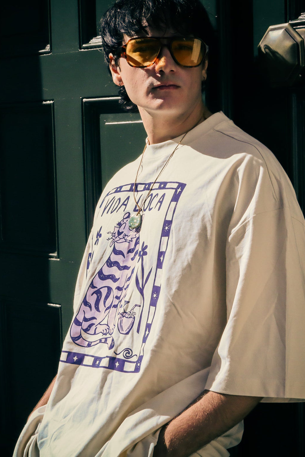 VIDA LOCA ECRU TEE