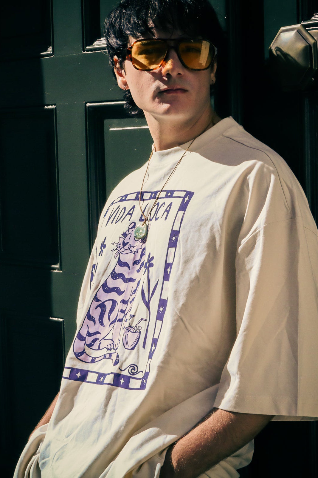 VIDA LOCA ECRU TEE