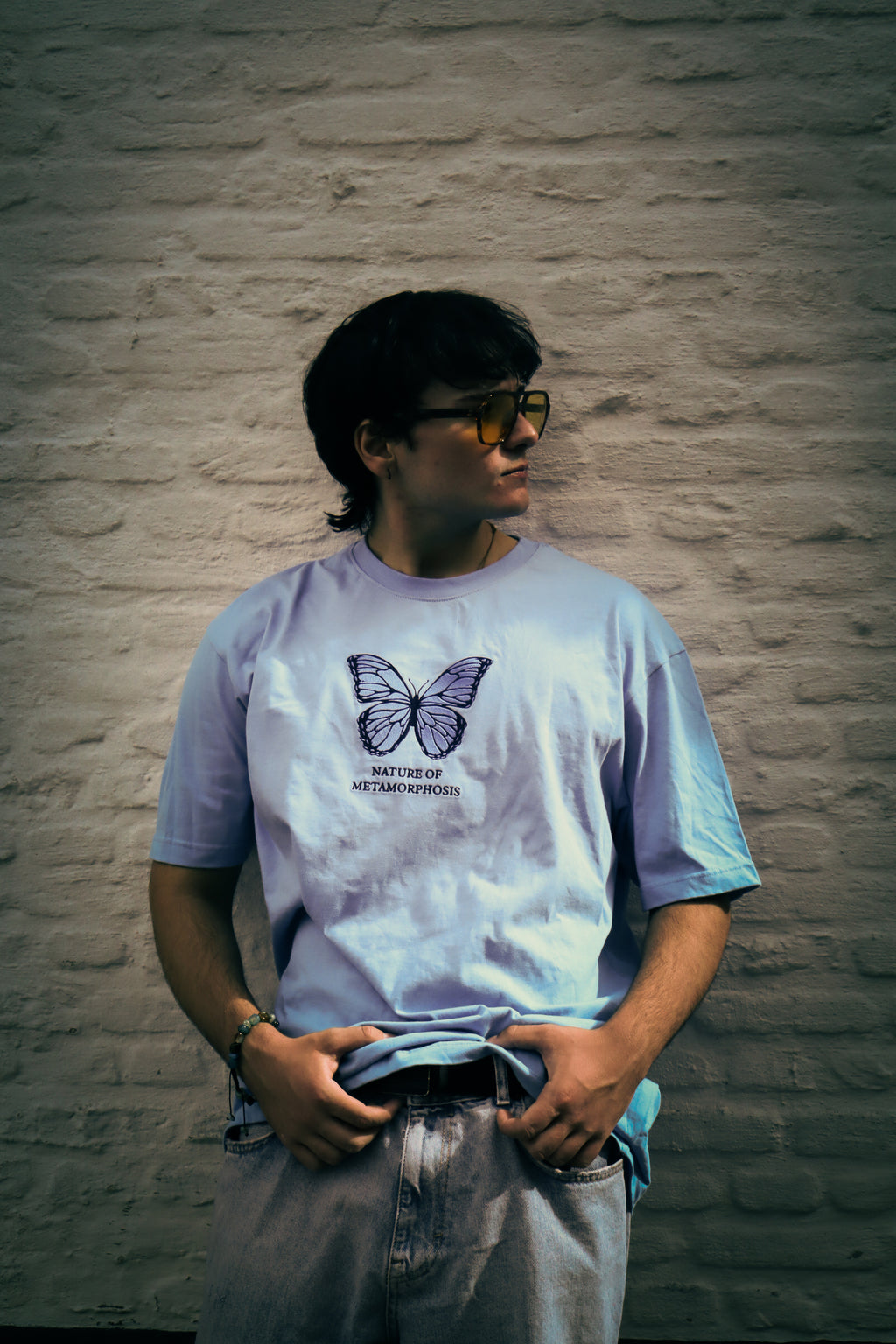 BLUE BUTTERFLY TEE