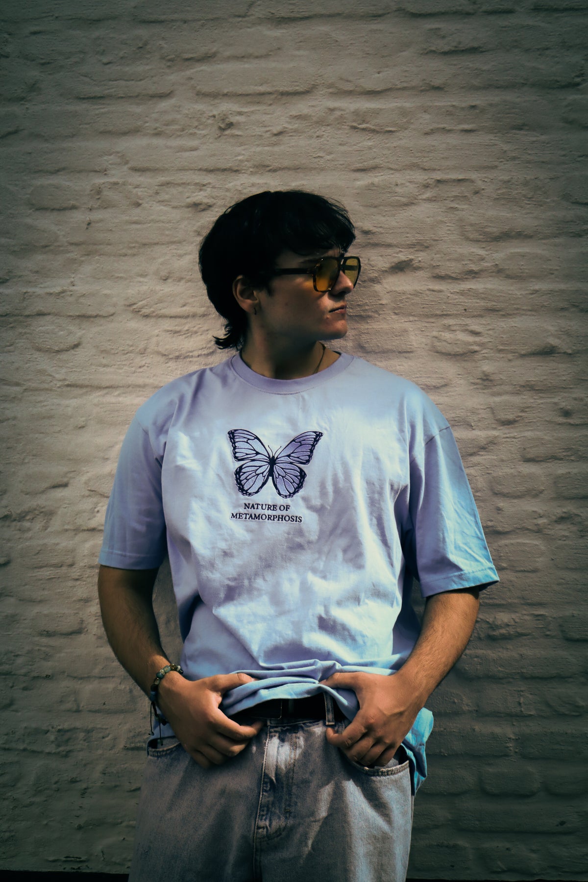 BLUE BUTTERFLY TEE