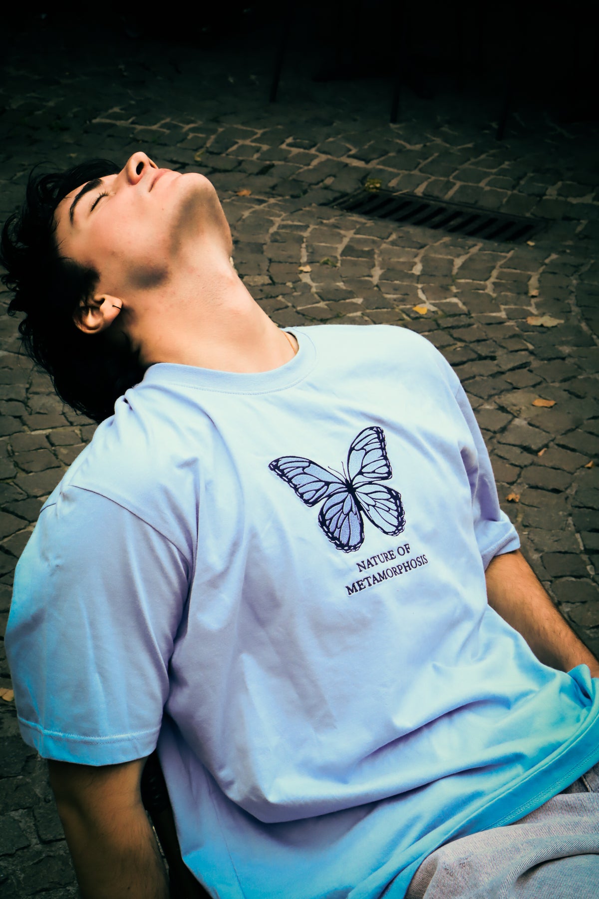 BLUE BUTTERFLY TEE