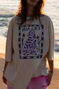 VIDA LOCA ECRU TEE