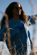 BLUE BUTTERFLY TEE